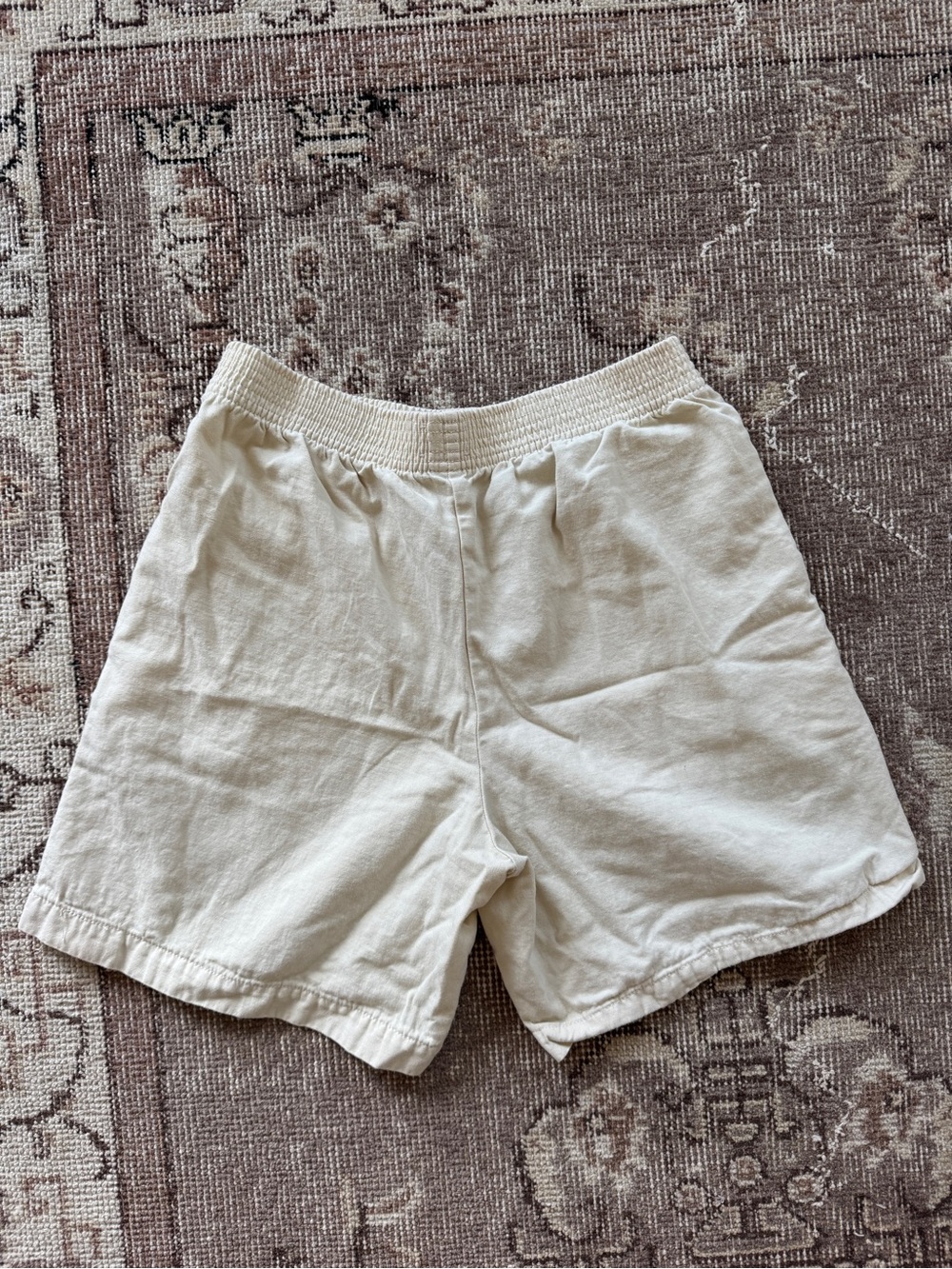 Wilfred Cream Elastic-Waist Bermuda Shorts